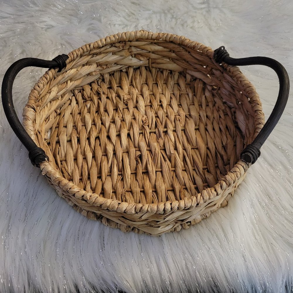 Circle Wicker Basket